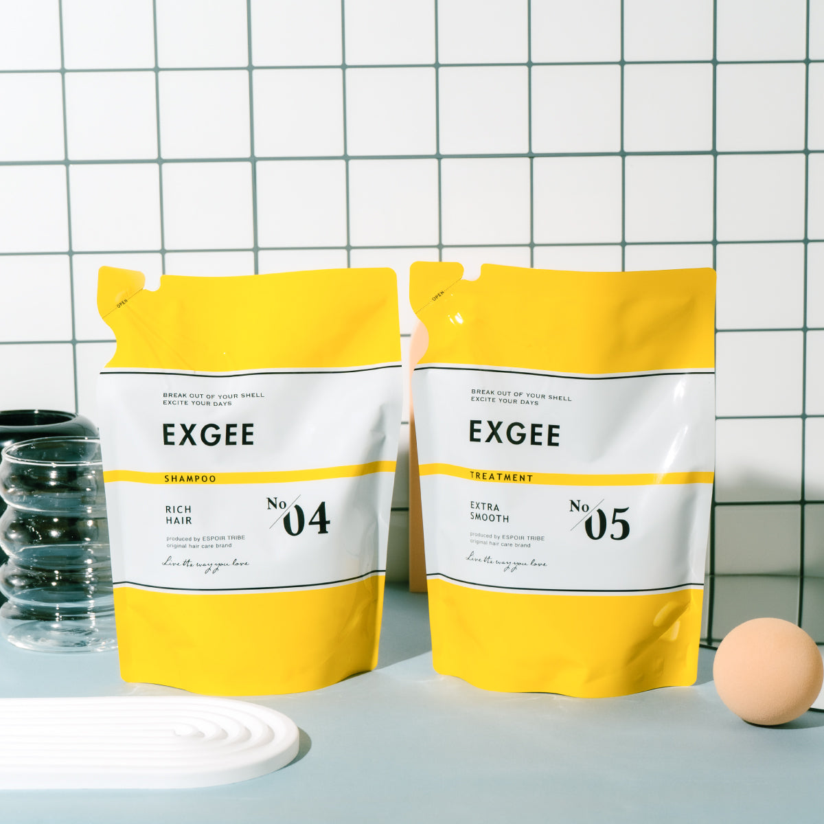 EXGEE シャンプー・トリートメント詰め替えセット