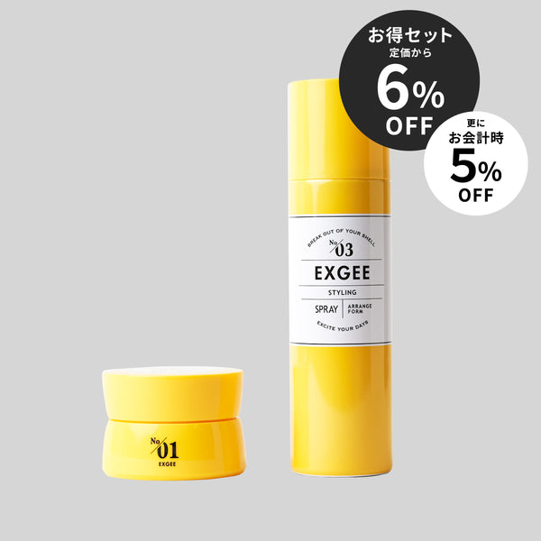 EXGEE ソフトワックス & スタイリングスプレー