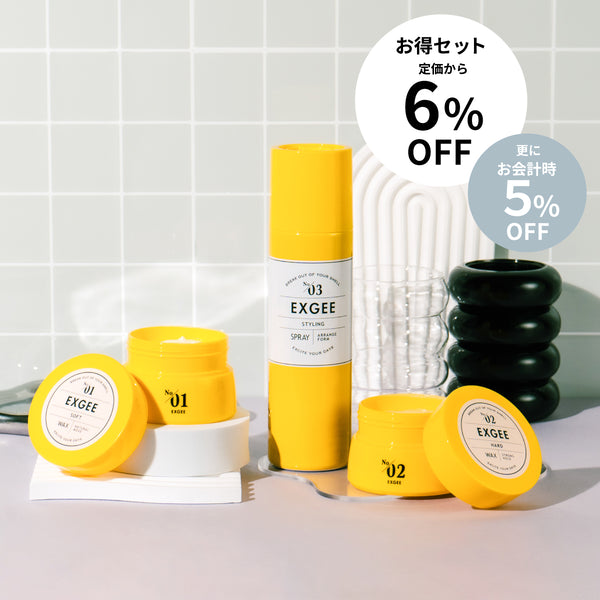 EXGEE エグジー　スタイリングスプレー×5本セット　新品未開封 EXGEE スタイリングセット